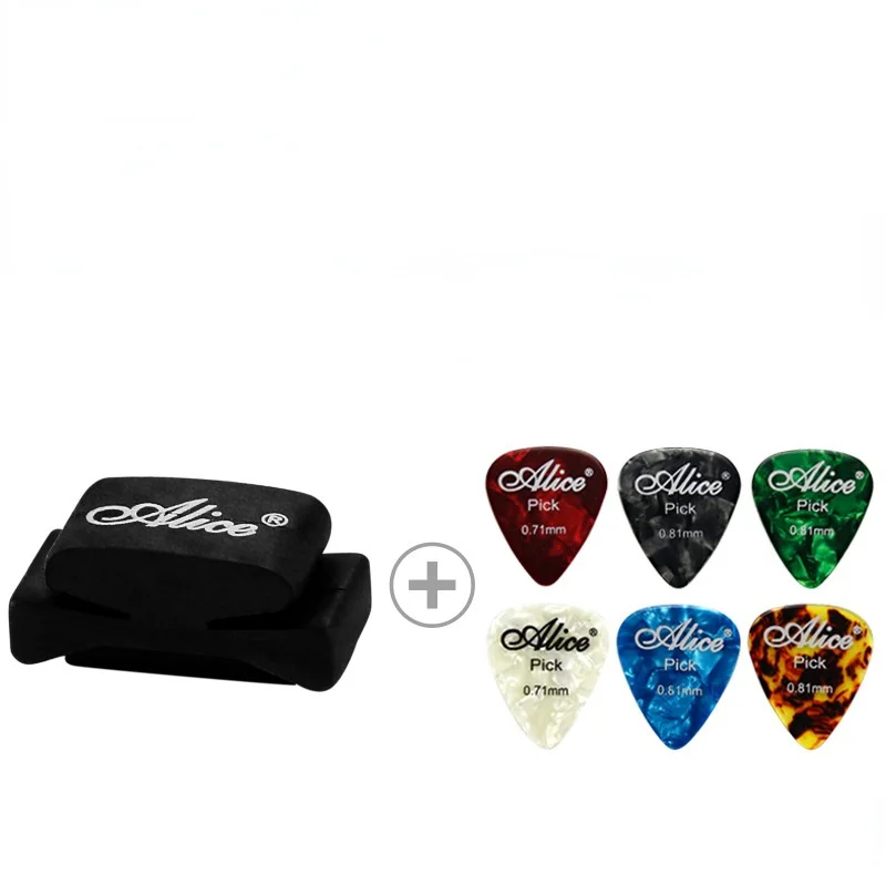 

6pcs Black Rubber Guitar Pick Holder Fix on Headstock for Guitar Bass Ukulele Guitar Kit Paddle Storage