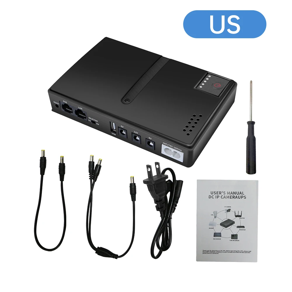US 1018L Uninterruptible Power Supply DC Backup 5V9V12V/15V/24V