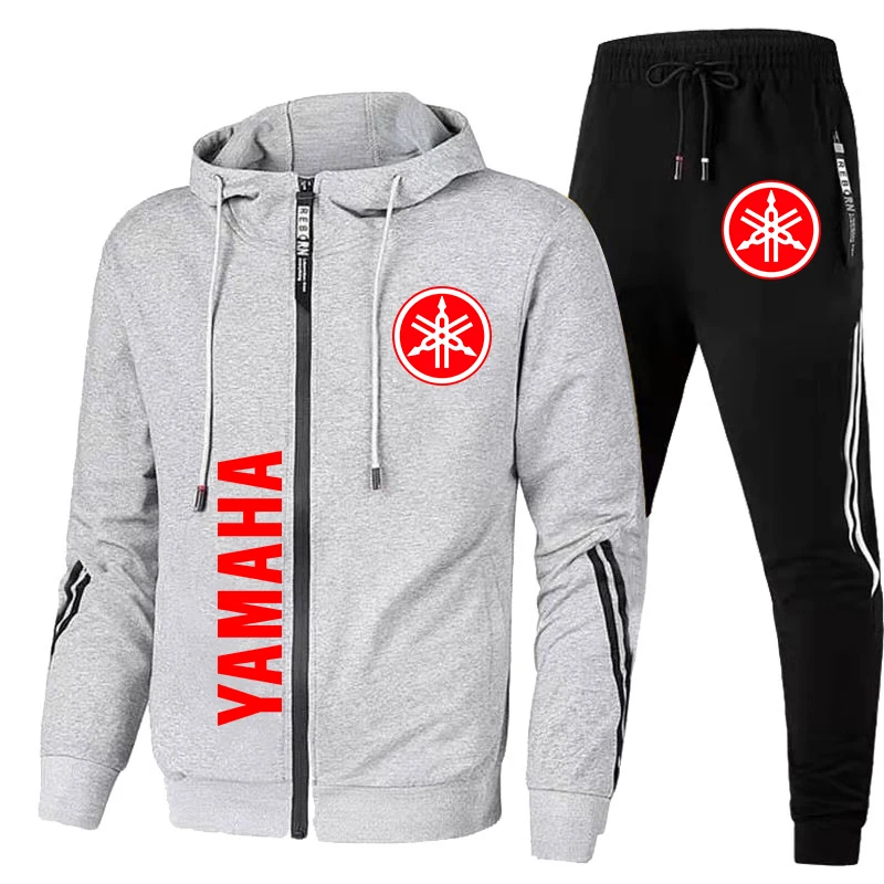 Ensemble de survêtement Sportedly avec fermeture éclair pour homme, pull et  pantalon Yamaha, vêtements de fitness décontractés, vestes de jogging,  sweat-shirt pour homme, nouveau, 2 pièces - AliExpress