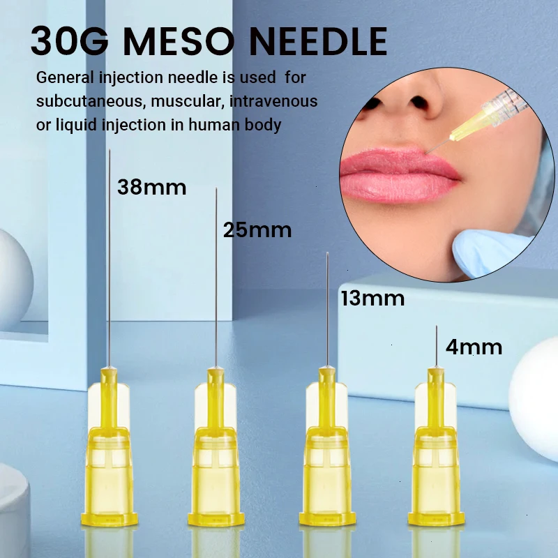 34g 4mm Sharp Tip Needle Meso Disposable Painless Small Needle