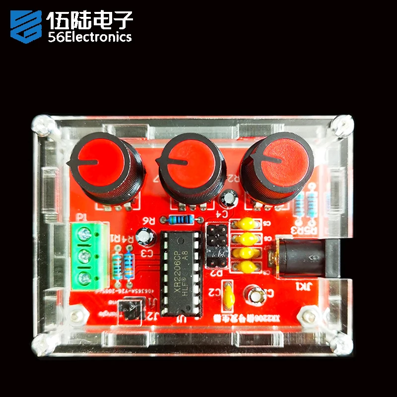 XR2206 DIY Signal Generator, Sine Triangle Square Wave, 1Hz