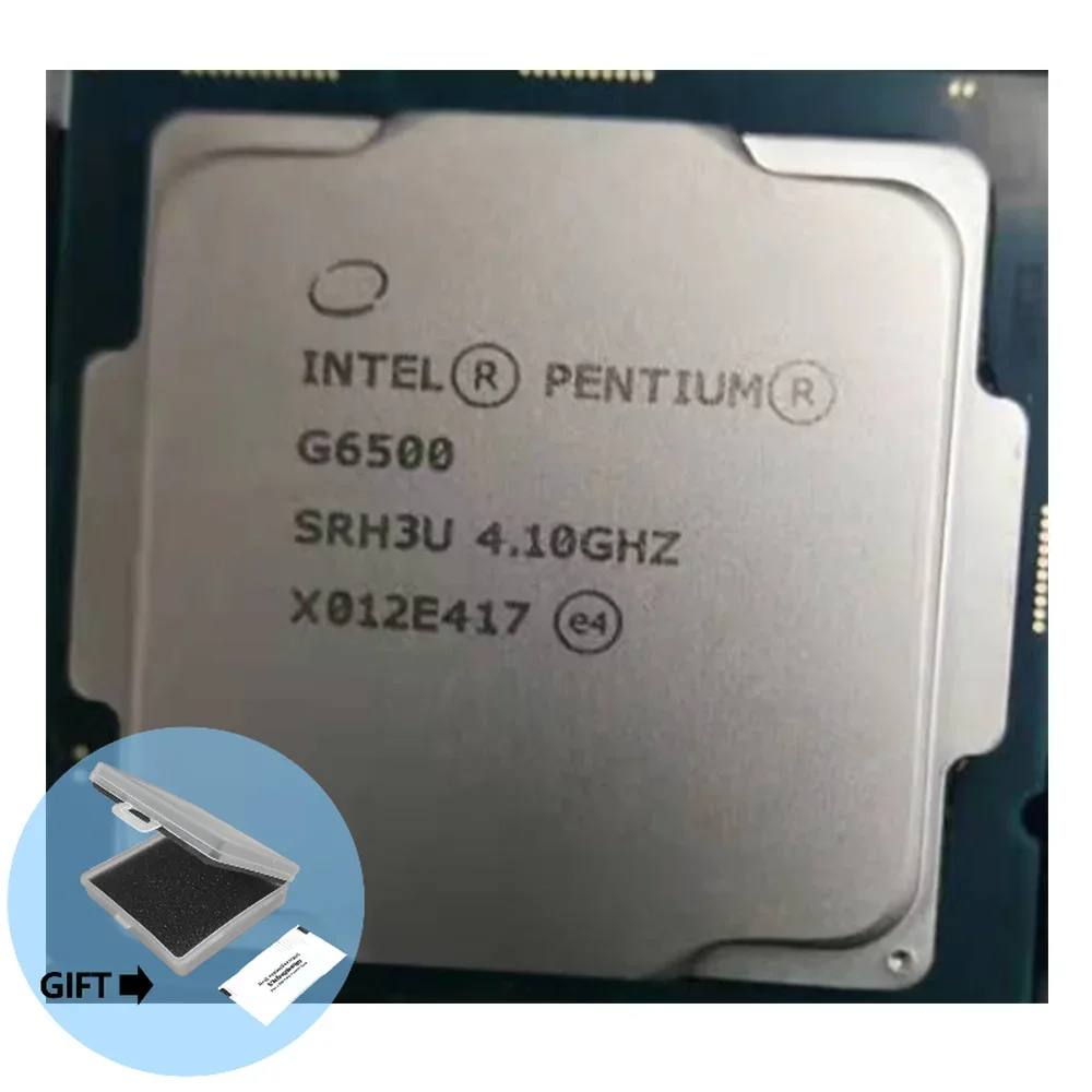 

Процессор Intel Pentium G6500 4,1 ГГц двухъядерный четырехпоточный ЦПУ 4M 58 Вт LGA 1200