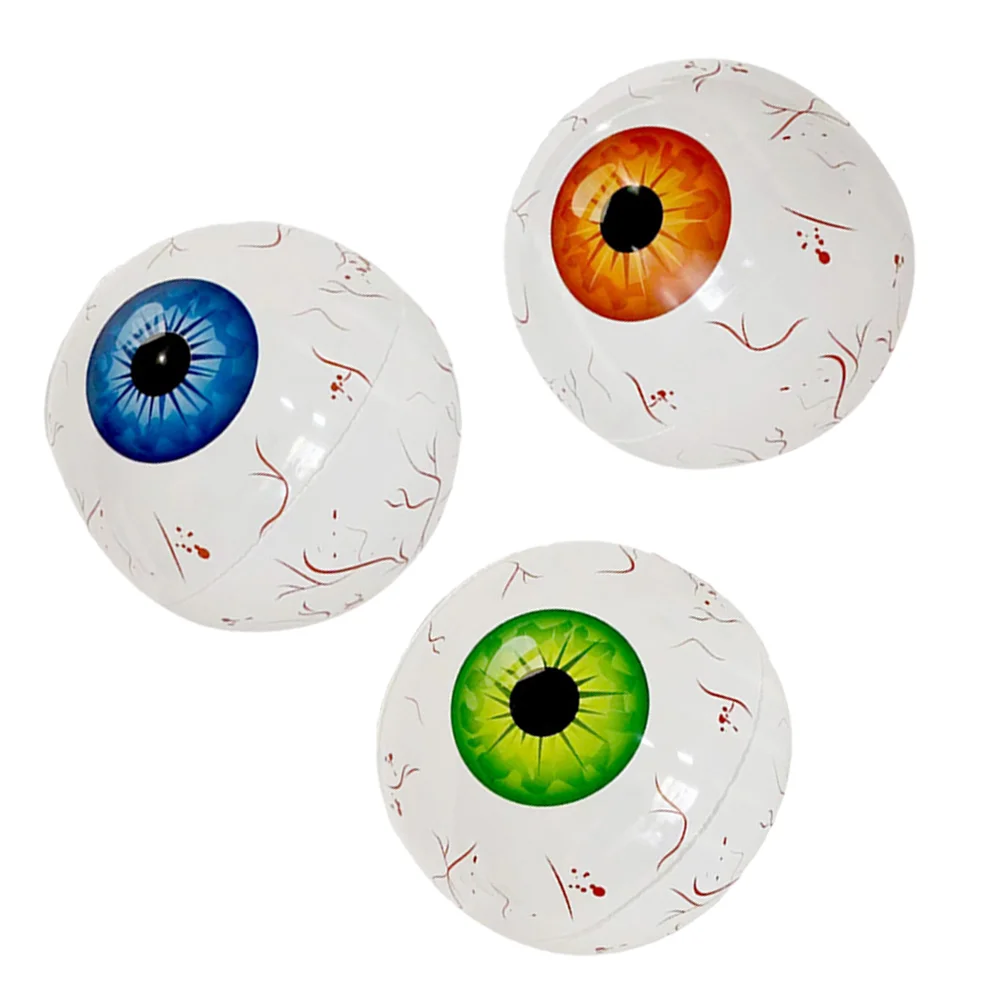 

Scary Eyeballs Balloons Halloween Props Inflatable Aluminum Film Balloons Bouncy Eyeballs Balloons Haunted House Decoration