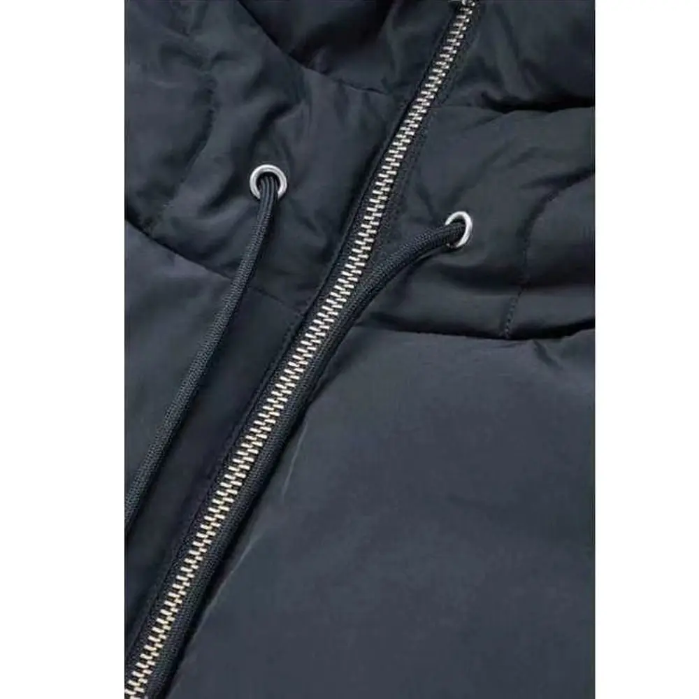 Ultralight Down Hooded Hats Zippper Removable Neck Cover Scarf Balaclava Hat Drawstring Turtleneck Fake Collar Women's