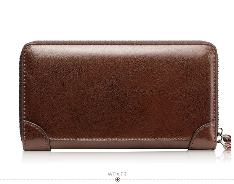 Unisex Long Leather Wallet