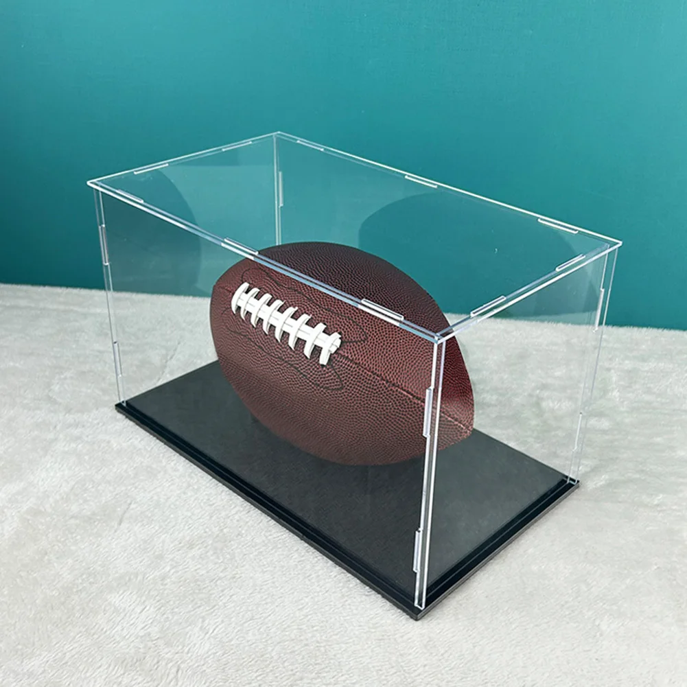 스포츠 장비용 먼지 방지 장치 축구 전시 케이스 전시 케이스 이동식 전시 케이스 투명 전시 상자
