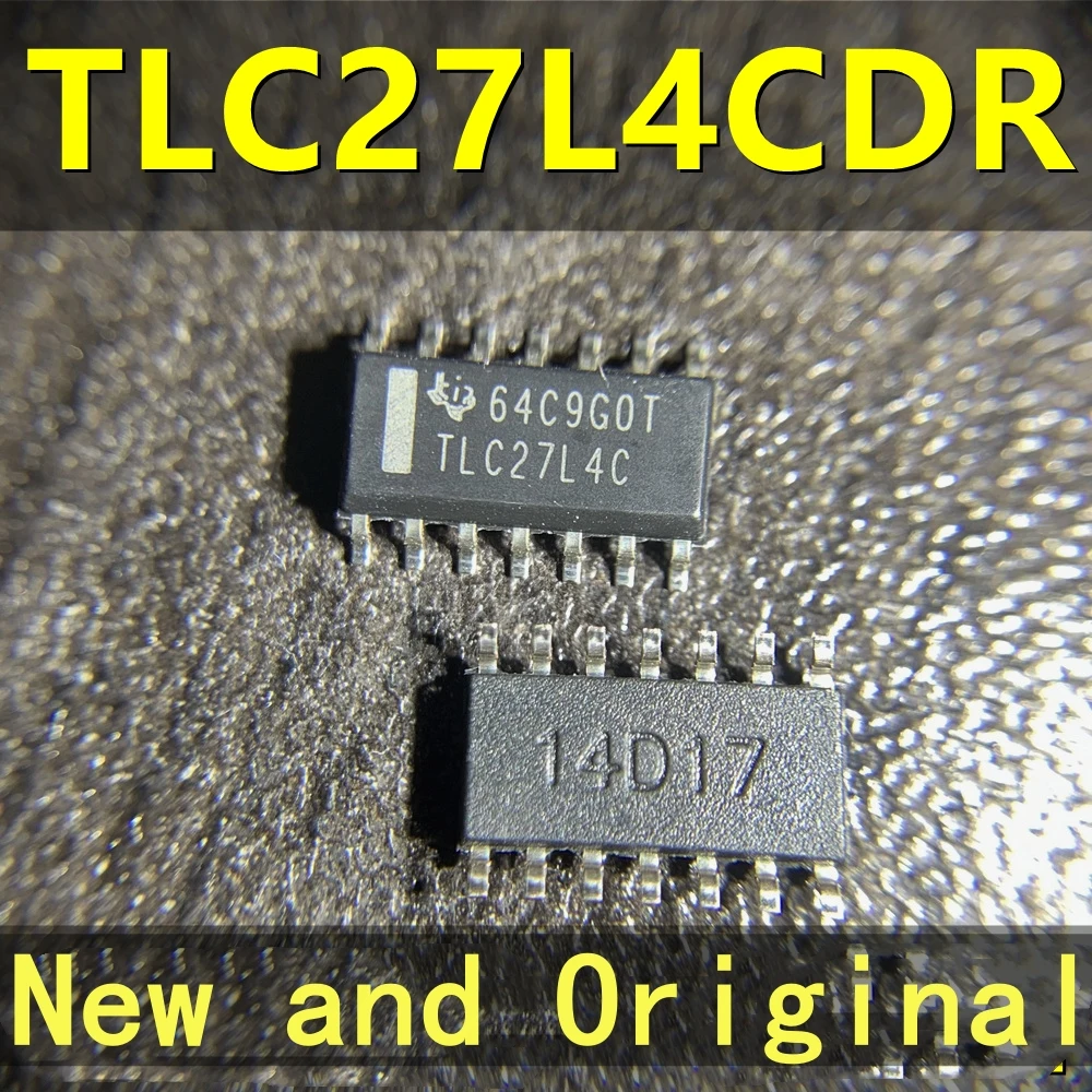 

TLC27L4CDR 10 шт. 5 шт. операционный усилитель SOP-14 Quad precision single-supply micro-power TLC27L4CD