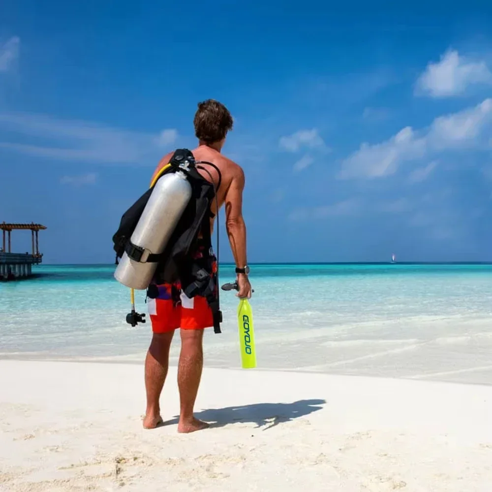 Mini Scuba Tank Diving Equipment Underwater Diving Cylinder Inflator 0.5L Outdoor Oxygen Tank 5-10 Minutes Spearfishing