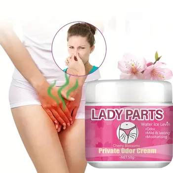50g* Women's Care Cream Contains Glycerin and Mineral Oil, Gently Deodorizes and Cleanses the Body's Skin, Keeping It Fresh and Moisturized, and Cares for the Skin, for Daily Use 1