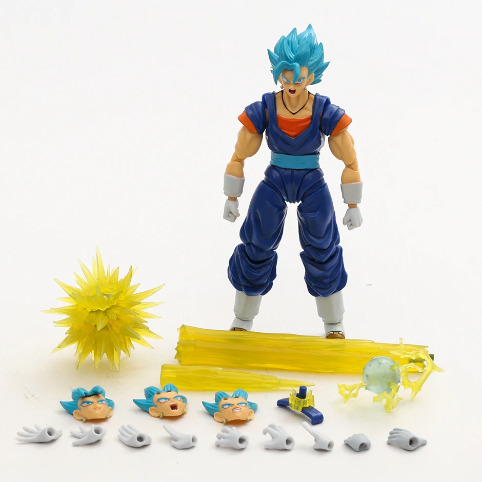 

SHF Dragon Ball Z Супер сайян синий SS вегетто экшн Коллекционная Фигурка суставы подвижная модель игрушки