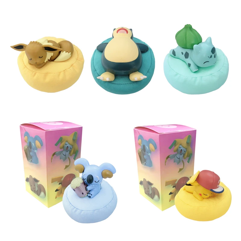 New Pokemon Venusaur Sleep Pikachu Ornaments Marea Starry Dream Series Figure Bambole Cartoon Regali Di Compleanno Giocattoli