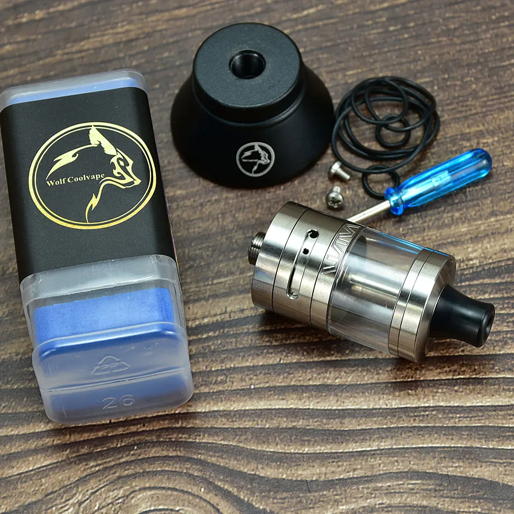 

Wolfcoolvape VWM Innova MTL RTA vape Rebuildable Tank Atomizer Single Coil 316SS 5ml 22mm vape Tank VS DVARW MTL FL RTA
