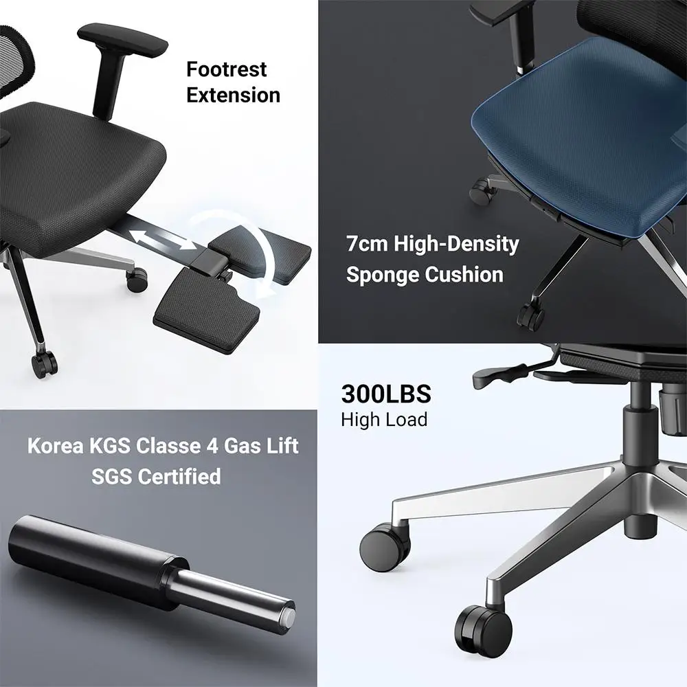 NEWTRAL NT002 Ergonomic Chair Adaptive Lower Back Support with