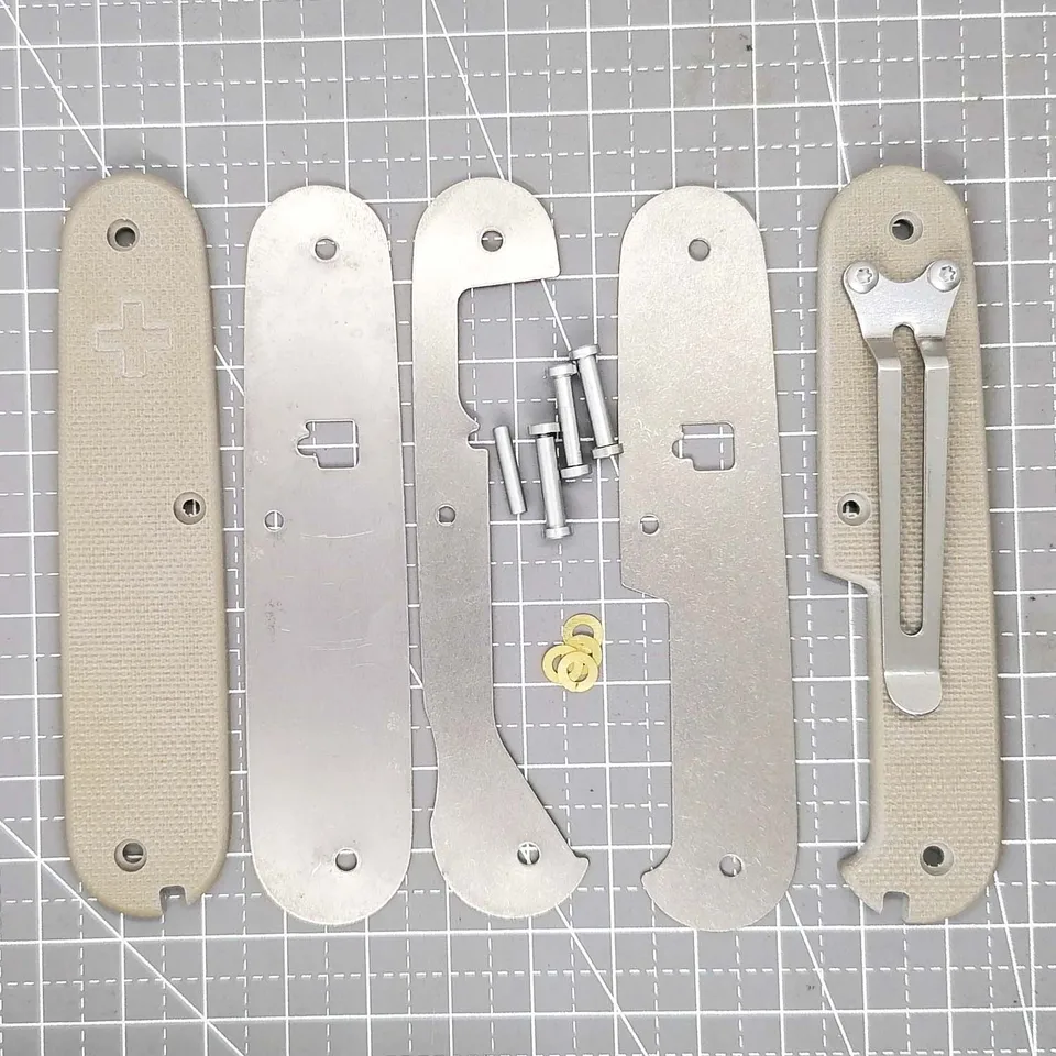 G10 Scales Sak Scales Pair Custom Made G10 Scales With Pocket Clip