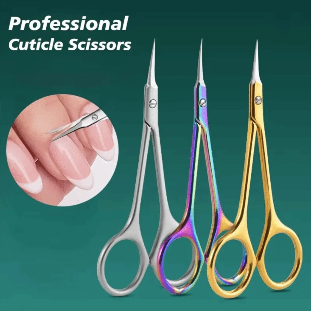 Professional Stainless Steel Cuticle Clipper Fine Curved Small Dead Skin Remover Manicure Clippers Manicure Tools