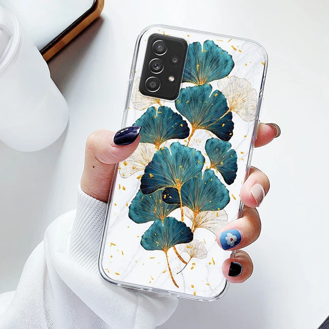 Samsung Galaxy A52s 5g Flowers Phone Case  Samsung Galaxy Lens Protection  Case - Mobile Phone Cases & Covers - Aliexpress