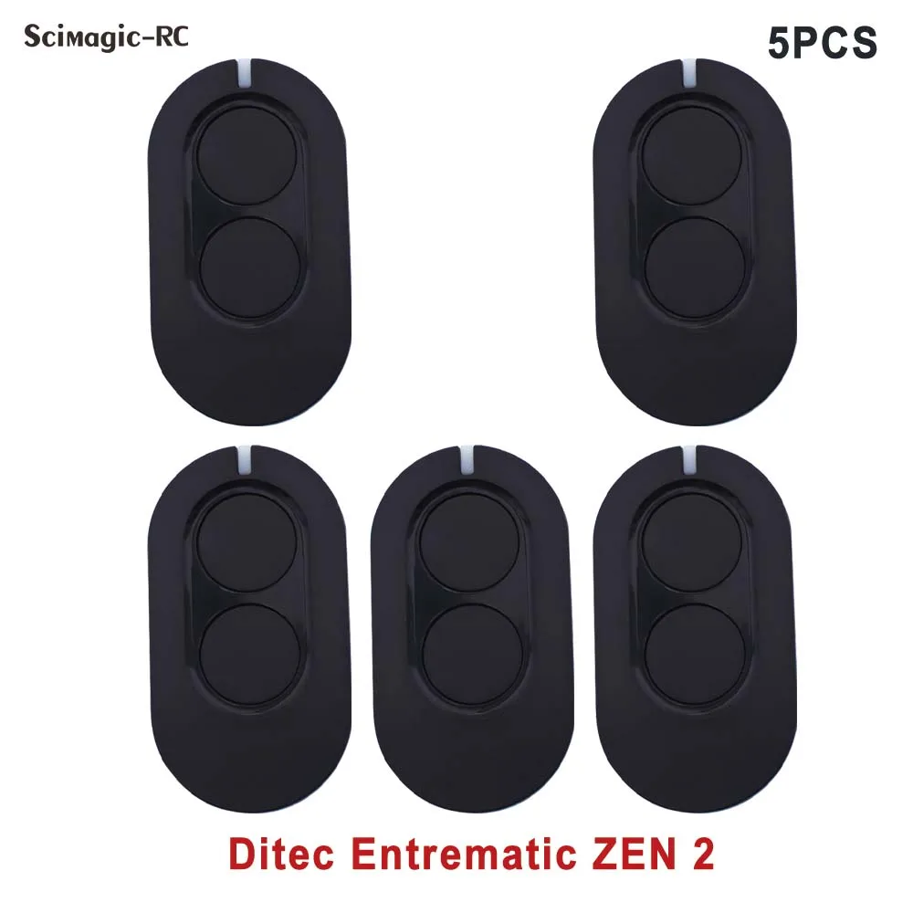 

5PCS For Clone DITEC Entrematic ZEN2 ZEN4 GOL4 BIXLG4 Remote Rolling Code 433.92MHz Garage Remote Duplicator