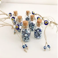Wedding Favors For Guests Mini Bottle Wedding Favors Evil Eye Beads Greek Cork Bottle Favors Rustic Macrame Wall Decor Gift 1