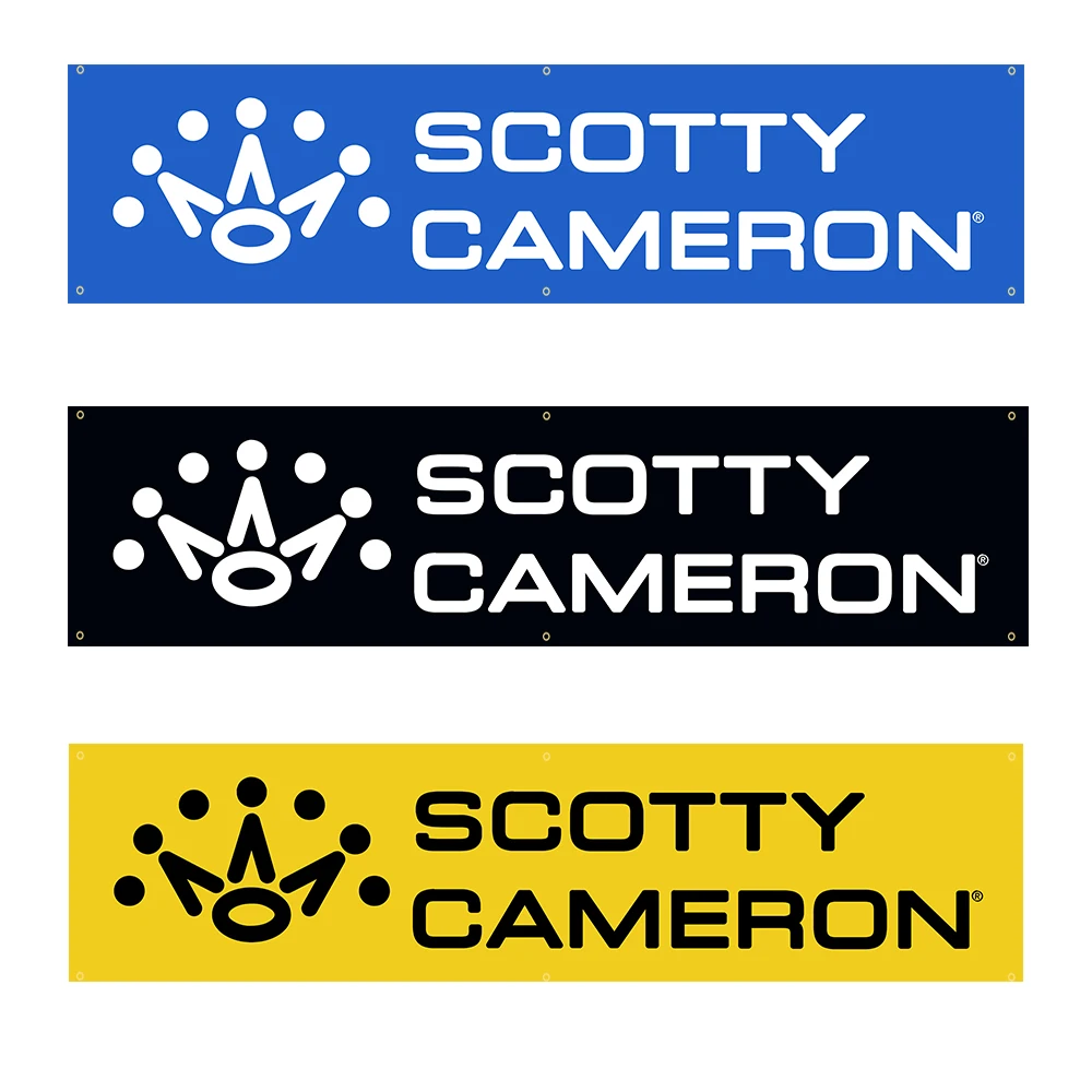 Johninbanner 60*240 Scotty Camerons Poliestere Stampato Banner Decorazione D'Interni Arazzo Bandiera
