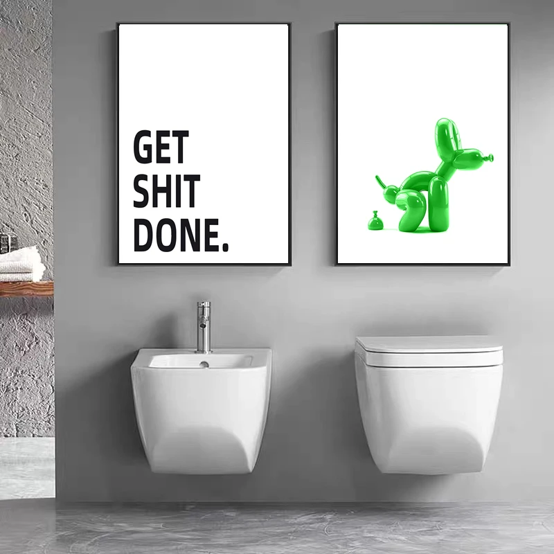 Flere Almægtig afgår Decoration Bathrooms Accessories | Decorative Prints Wall Painting -  Painting Poster - Aliexpress