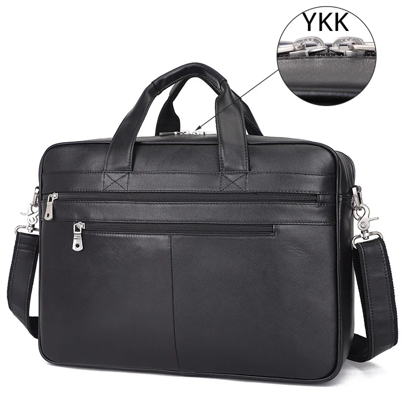 Große Männer Aktentasche 17,3 Laptop Taschen Echt Leder Handtasche Für Macbook Pro Hp Dell Laptop-Tasche 17-Zoll-Geschäftsreisetasche