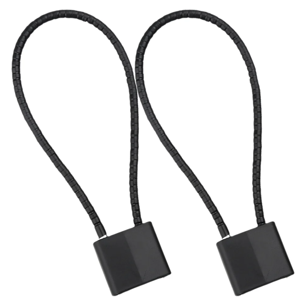 

2pcs Cable Locks Metal Bike Lock Steel Motorcycle Lock Cycle Safety Sure Equipment for Locking