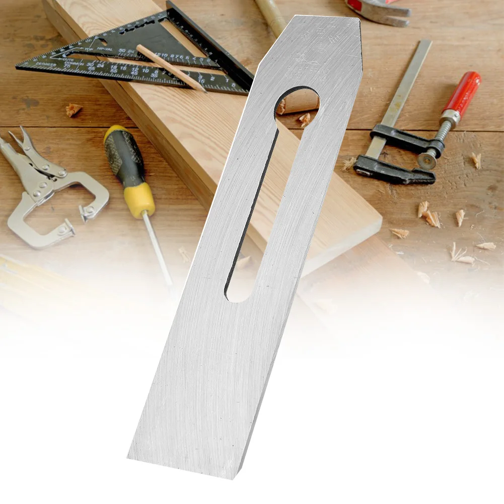 HSS Planer Blade Woodworking Hand Planer Blade Silver White Manual Planing Carpenter Machinery Parts 44mm/51mm Optional woodworking hand tools,wood trimming tool