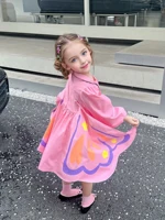 Robe de printemps et d'été en forme d'ailes de papillon pour filles, tenue de soirée de loisirs pour enfants de 1 à 5 ans, nouvelle collection 1