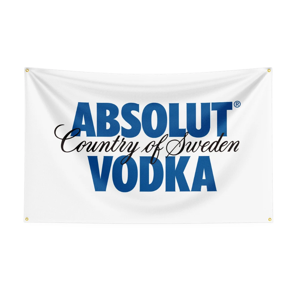 

3X5 Absolut Vodkas Flag Polyester Printed Wine Banner For Decor
