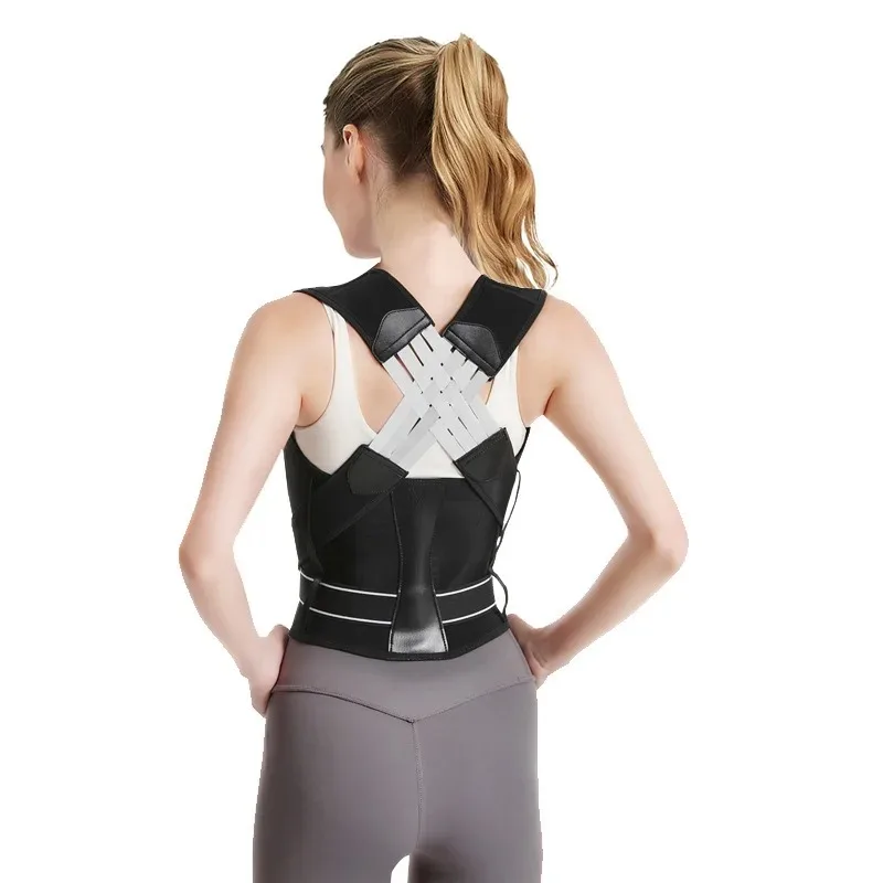 Shoulder Back Posture Corrector Support Belt Adjustable Lumbar Stretcher Training Posture Corrector Belt Posture Corrector Shoulder Support Back Support Belt