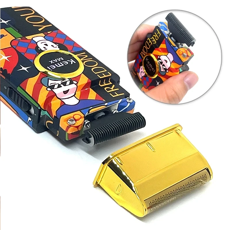 Replacement Blade set For Kemei KM-RS7098 Hair Clipper Blade Barber Cutter Head For Electric Hair Trimmer Cutting Replacement