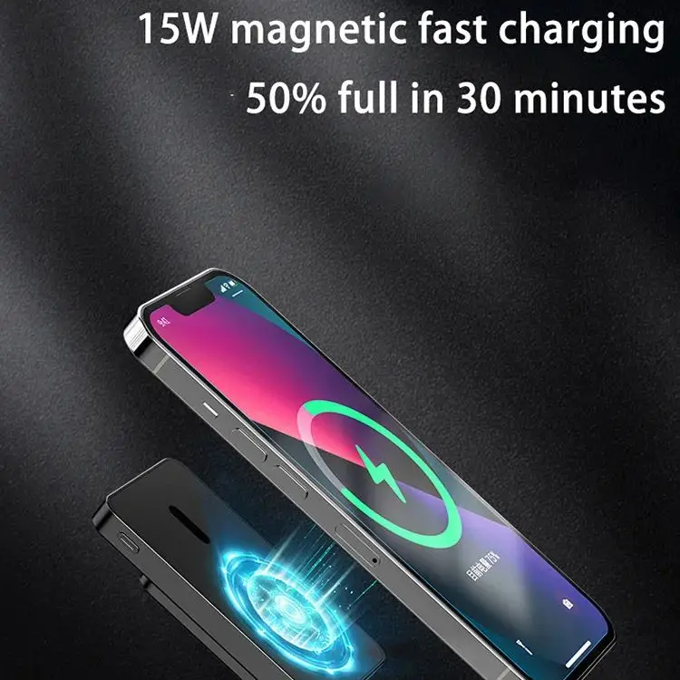 Lenovo 50000 мАч магнитное Беспроводное зарядное устройство Power Bank Magsafe Внешняя батарея Быстрая Зарядка Power Bank для Android iPhone Xiaomi (art.: 3920c75ef8bbf) - 3920c75ef8bbf