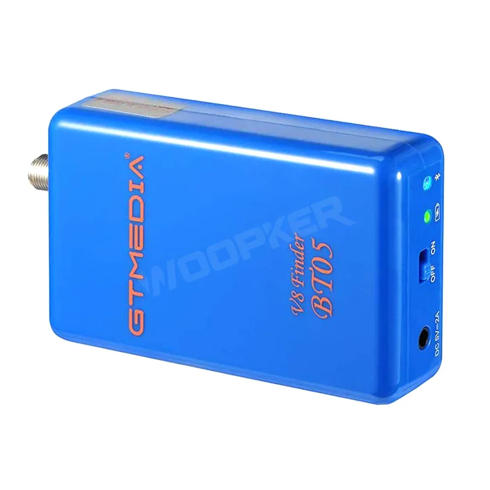 Satellite Finder V8 Sat Finder BT05 DVB S2 for I0S/Android System 1080P with Bluetooth Built-in Battery TV Tuner