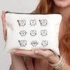 Tooth and Dentist Graphic pattern  Makeup Storage Bags Portable Travel Snack Bag Pencil Case For Child Women's Bag Cosmetics 2
