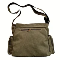 Sac à bandoulière en toile pour femmes, sac à bandoulière de grande capacité, fourre-tout messager de dessin animé, sacs 3