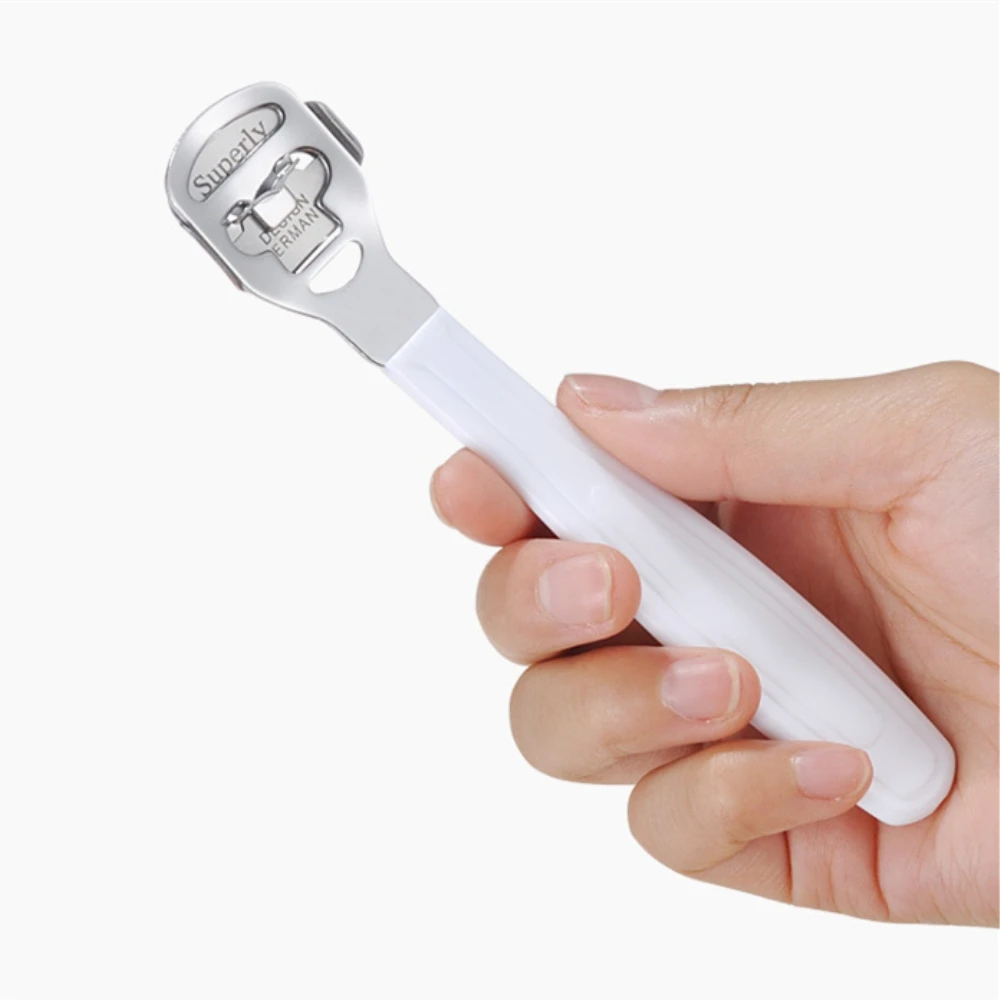 

1pc Stainless File Feet Care Pedicure Tools Hard Dead Skin Shaver Corn Cuticle Planing Cutter Foot Callus Remover Rasp Feet Care
