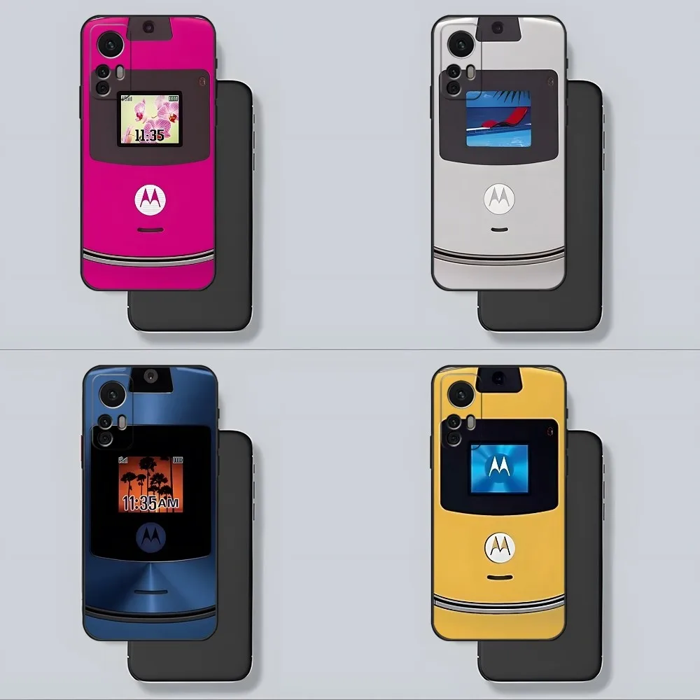 Phone Case For Xiaomi 13 12 11T Pink Lite Motorola Ultra Redmi Note 12 10 Pro Poco F4 Razr Non-Slip F5 X5 Pro Cover