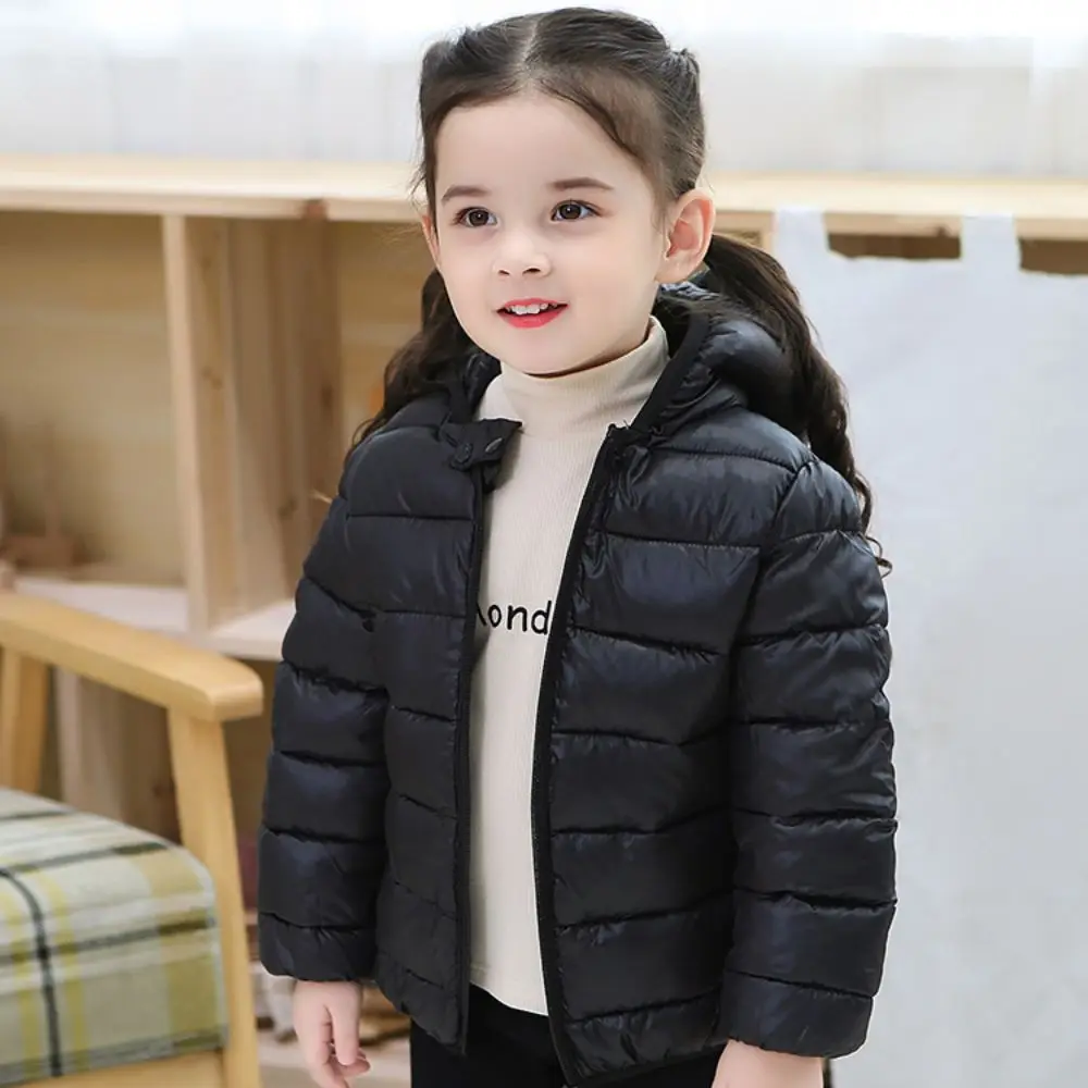 Fashion Lightweight Hooded Down Jackets Warm Casual Children Casual Clothing Kids Autumn Winter Outerwear for Boys and Girls