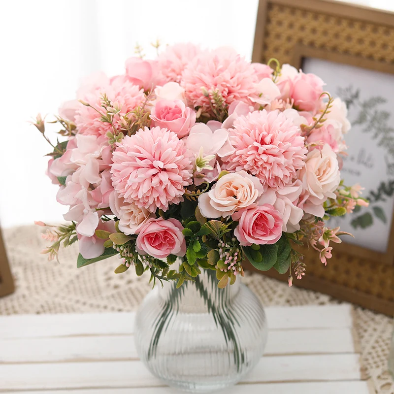 ArtificialRoseFlowersForVaseWeddingHomeDIYDecorationValentine