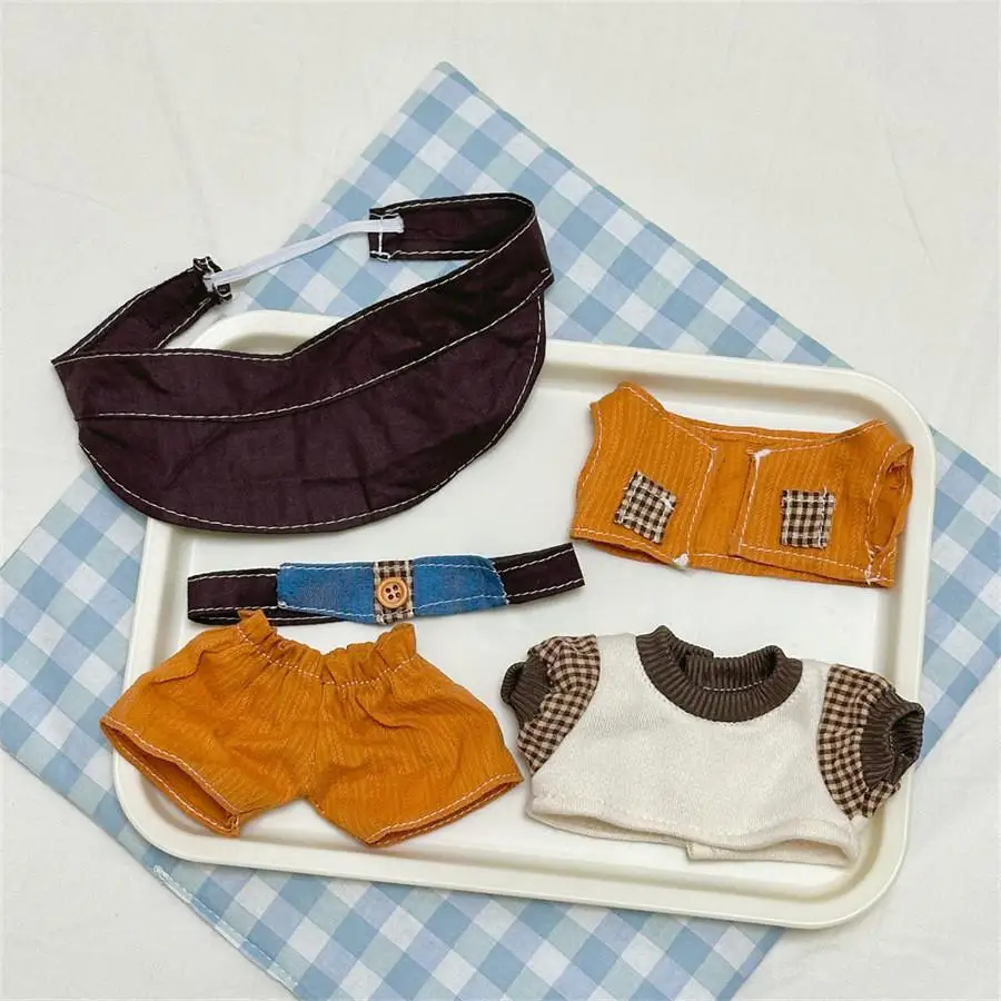 thumbnail image 1 of Conjunto de ropa de juguete de felpa de algodón para bebé, monos Lolita, traje, ropa de juguete, accesorios para muñecas, 3 cm, 20cm, 1 of 5
