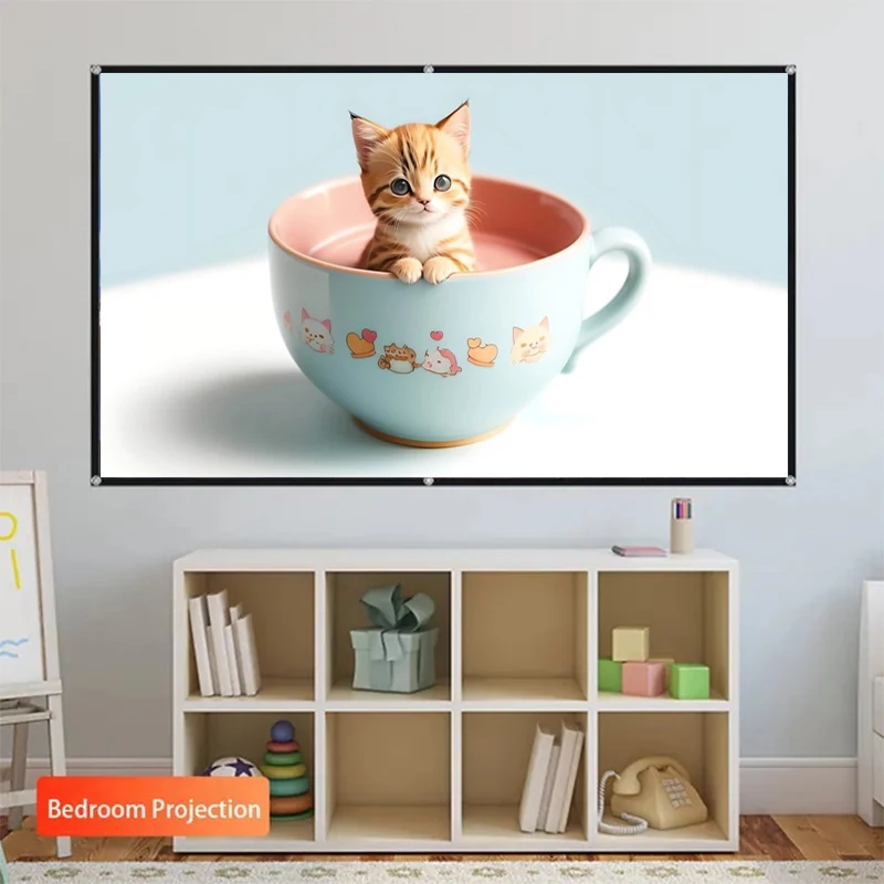 شاشة ناعمة عالية الكثافة، تدعم الإسقاط عالي الوضوح...