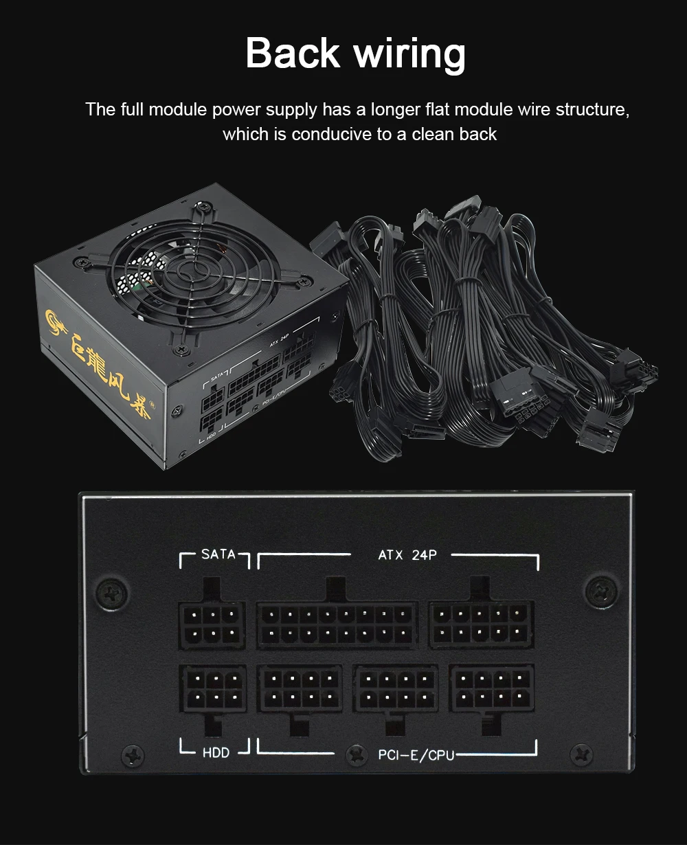 Super Flower SF-1600F14HP - Bloc d'alimentation PC modulaire Leadex 1600W certifié 80 Plus