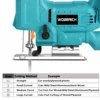 Cordless Jigsaw Electric Jig Saw Portable Multi-Function Woodworking Power Tool Adjustable Woodworking for Makita 18V Battery 5