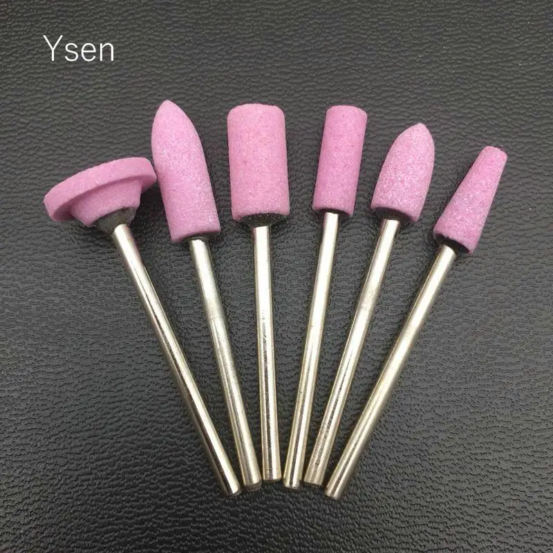 100Pcs/set Ceramic Stone Nail Drill Bits Electric Mills Cutter For Manicure Machine Nail Drill Accessories Pedicure Nail Tools 3