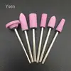 100Pcs/set Ceramic Stone Nail Drill Bits Electric Mills Cutter For Manicure Machine Nail Drill Accessories Pedicure Nail Tools 3