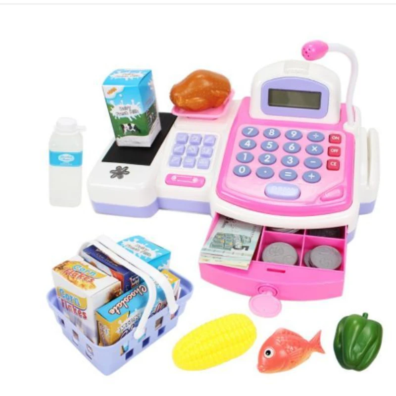 Simulation Cash Register Toy Children's Supermarket Girls' Toy Set Play House Fulfillment