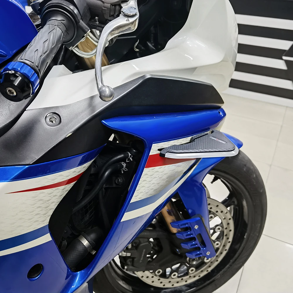 Frontverkleidung, aerodynamische Winglets, Seitenspoiler, dekoratives dynamisches Flügel-Set für Suzuki GSX-R600 750 1000 125 GSX-250R GSXS1000F – Detail 6