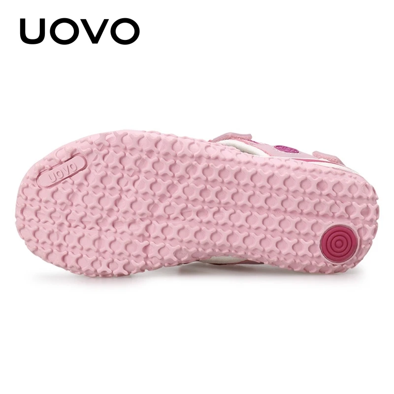 UOVO New Arrival 2024 letnie buty na plażę dla dzieci zamknięte noski sandały dla dzieci projektant mody dla dziewczynek #24-38