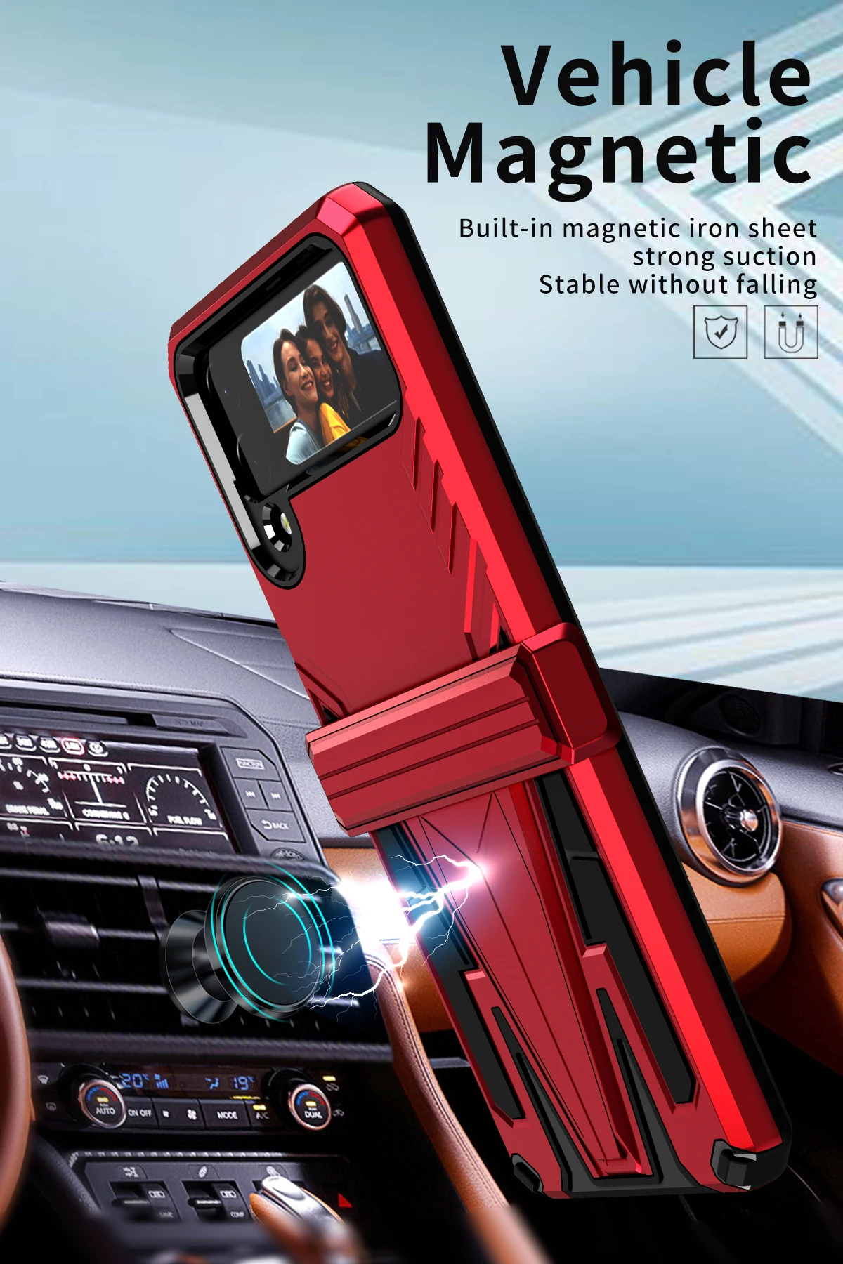 Elevate Your Flip Galaxy Z Flip 4 NonSlip Kickstand Case [Best Price