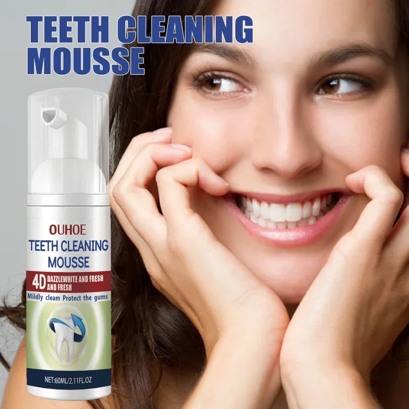 

Tooth cleaning mousse remove bad breath tartar yellow teeth smoke stains oral Hygiene Bright Whitening care foam toothpaste